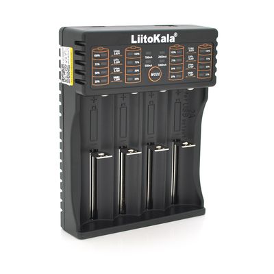 ЗУ универсальное Liitokala lii-402, 4 канала,LCD дисплей, поддерживает Li-ion, Ni-MH и Ni-Cd AA (R6), ААA (R03), AAAA, С (R14) lii-402 фото