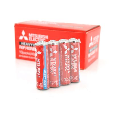 Батарейка Heavy Duty MITSUBISHI 1.5V AA/R6P, 4S shrink pack,200pcs/ctn MS/RP6/4SP фото