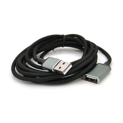 Удлинитель VEGGIEG UF2-2, USB 2.0 AM/AF, 2,0m, Black, Пакет YT-AM/AF-UF2-2 фото