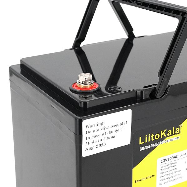 Акумуляторна батарея LiitoKala LiFePO4 12,0V 100Ah (260*170*215mm), 9.5kg Lii-LiFePO4120-100 фото