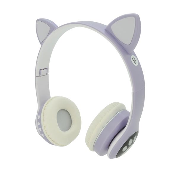 Бездротові навушники Bluetooth Cat Ear VZV-23M Led, Purple VZV-23MPe фото