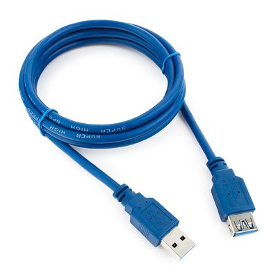 Подовжувач USB 3.0 AM/AF, 1.5m, Blue, Q200 YT-3.0AM\AF-1.5BL фото