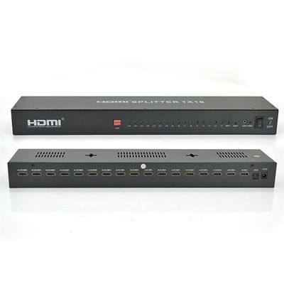 Активний HDMI сплитер 1 => 16 портів, 1080р, DC5V / 2A YT-S-HDMI1=>16 фото