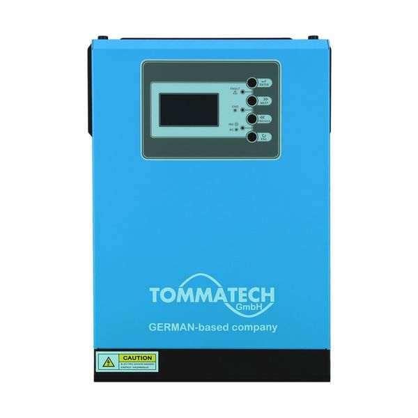 Гібридний інвертор TOMMATECH TT-NEW1K-12/MPPT, 1000W, 12V ток заряда 20А MPPT (17-80V) TT-NEW1K/MPPT фото