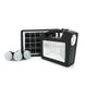 Переносний ліхтар CL25+ Solar, 1+1 режим, 1+15Led, вбудований аккум-Powerbank 10000mAh, 3 лампочки 3W, USB вихід, Black, Box CL25 фото 1