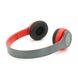 Бездротові навушники Bluetooth P47 Led, Red/Silver P47/RS фото 3