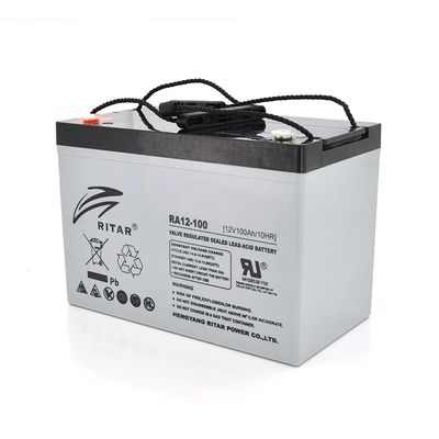 Акумуляторна батарея AGM RITAR RA12-100S, Gray Case, 12V 100.0Ah ( 307 x 169 x 215 ) Q1 RA12-100S фото