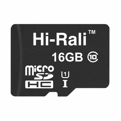 Карта Пам'яті Hi-Rali MicroSDHC 16gb UHS-1 10 Class ЦУ-00038191 фото