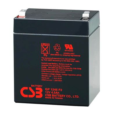 Аккумуляторная батарея CSB GP1245F2, 12V 4.5Ah (90 х70х100 (105)) Q10 GP1245F2 фото