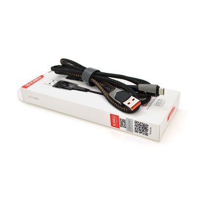Кабель iKAKU KSC-192 GEDIAO zinc alloy charging data cable series for micro, Black, длина 1,2м, 3,2А, BOX KSC-192-M фото