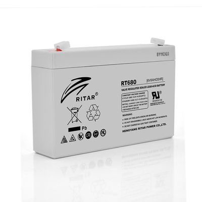 Аккумуляторная батарея AGM RITAR RT680, Black Case, 6V 8Ah ( 151х34х94 (100) ) Q10 RT680 фото