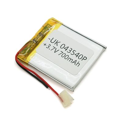 Литий-полимерный аккумулятор 4*35*40mm 3,7V (Li-ion 3.7В 700мА·ч) 043540 фото