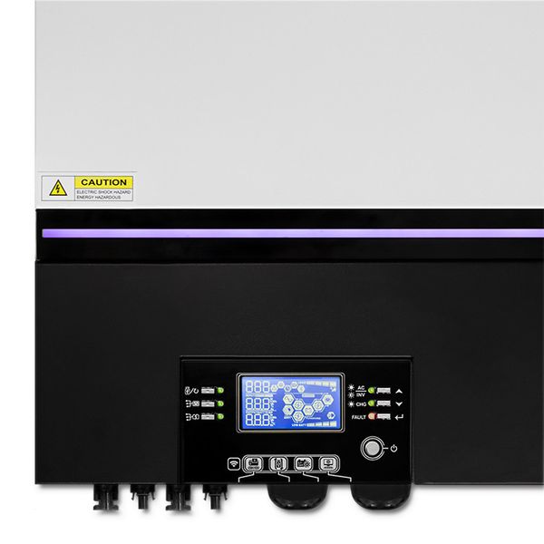 Гібридний інверторQoltec QLT-8, 8KW, 48Vdc with MPPT 120A, Off-grid type Parallel QLT-8-53889 фото