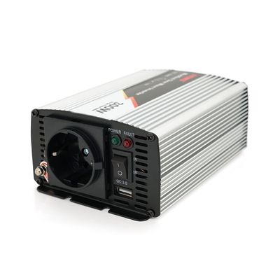 Инвертор напряжения JYM-300-12V (300Вт), 12/220V, approximated, 1Shuko, USB, клеммы, Box Q20 JYM-300-12V фото