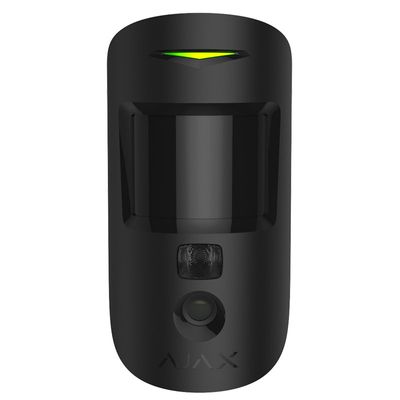 Бездротовий ІЧ датчик руху з камерою для фотоверіфікації тривог MotionCam black MotionCam black фото