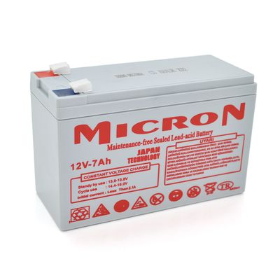 Акумуляторна батарея Micron MCN-12/7 12 V 7Ah ( 150 x 65 x 95 (100) ) Gray Q10 MCN-12/7 фото