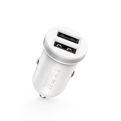 Авто Зарядное Устройство XO-CC18 Dual USB Цвет Белый 30335_2641879 фото