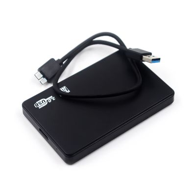 Карман 2,5"корпус пластик ,интерфейс USB3.0 SATA, Black Transystar фото