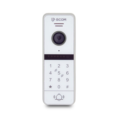 Відеопанель із вбудованим зчитувачем Mifare та клавіатурою BT-400FHD-AC White з роздільною здатністю Full HD 1920x1080, кут огляду 115° BT-400FHD-AC White фото