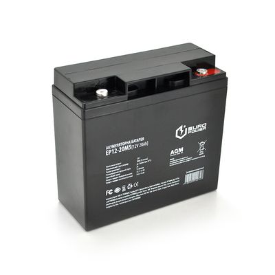 Аккумуляторная батарея EUROPOWER AGM EP12-20M5 12 V 20Ah ( 181 x 76 x 166 (168) ) Black Q4 EP12-20M5 фото