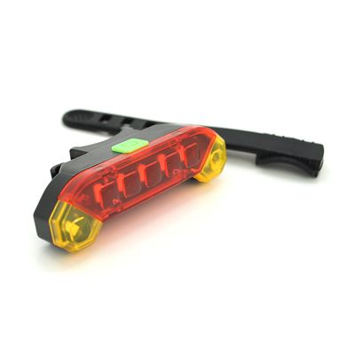 Задний стоп для велосипеда QX-W03, 4 режима, встроенный аккум, кабель USB, Red, Box QX-W03 фото