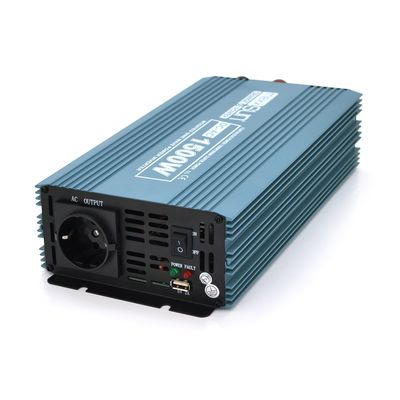 Инвертор напряжения Mexxsun MXS-1500, 12V/220V, 1500W с модифицированной синусоидой, 2 Shuko, клемные провода, Q6 MXS-1500-12M фото