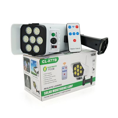 Прожектор-муляж камери GH-2288 із сонячною панеллю та датчиком руху, пульт, Box GH-2288 фото