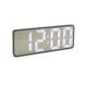 Электронные часы VST-898 Зеркальный дисплей, с датчиком температуры и влажности, будильник, питание от кабеля USB, White VST-898W фото 1