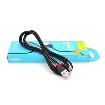 Кабель Hoco X27, Type-C-USB, 2.4A, Black, довжина 1.20м, BOX Hoco X27/TcB фото