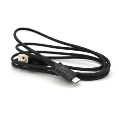 Кабель USB 2.0 (AM/Miсro 5 pin) 1,0 м, чорний, ОЕМ, Q250 YT28015 фото