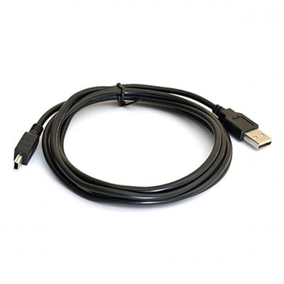 Кабель USB 2.0 (AM / Mini 5 pin) 1,5м, чорний YT-C/AM-1.5MnB фото