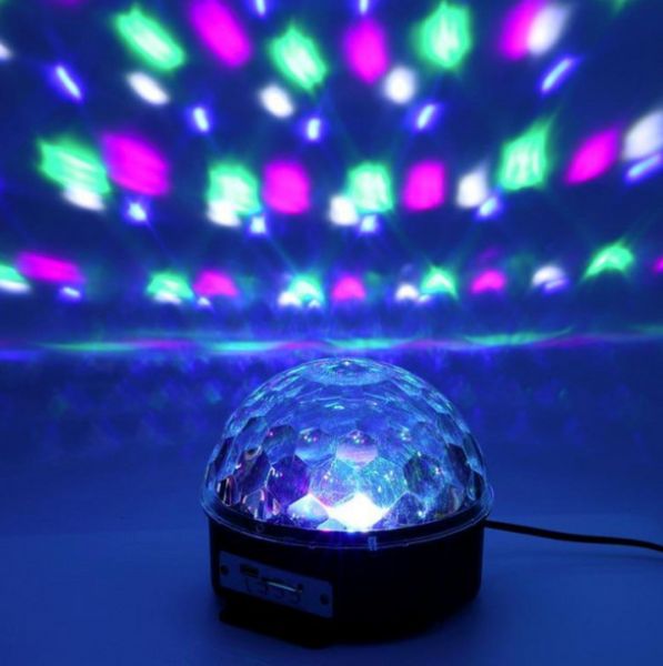 Музыкальный диско-шар с Bluetooth, USB, светомузыкой, 2-я динамиками и пультом Art-Disco01 фото