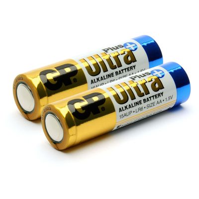 Батарейка GP Ultra Plus 24AUP-2S2, лужна AAA, 2 шт у вакуумній упаковці, ціна за упаковку 24AUP-2S2 фото