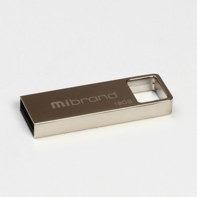 Флэш-накопитель Mibrand Shark, USB 2.0, 16GB, Metal Design, Blister MMiS/16 фото