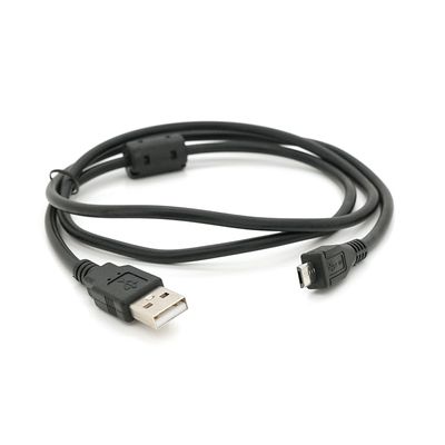 Кабель USB 2.0 (AM/Miсro 5 pin) 1,0м, 1 ферит, черный, ОЕМ, Q250 YT-AM/Mc-1Bl фото