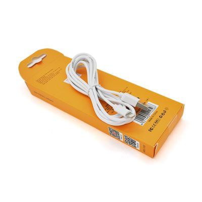 Кабель iKAKU KSC-332 YOUCHUANG charging data cable series for iphone, White, длина 2м, 2,4А, BOX KSC-332-L фото