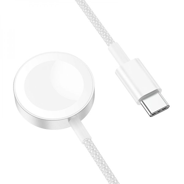 Бездротовий Зарядний Пристрій Hoco CW46 Apple Watch 1-8, SE/SE2, Ultra ЦУ-00040716 фото