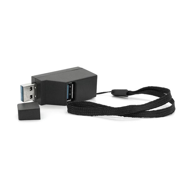 Портативний USB HUB 3.0 на 1 порт USB3.0+2 порту USB2.0, Black, OEM YT-3(2/2.0+1/3.0) фото