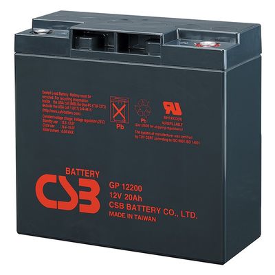 Аккумуляторная батарея CSB GP12200, 12V 20Ah (181х77х167 мм), Q4 GP12200 фото