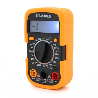 Мультиметр UK-830LN, Вимірювання: V, A, R, 250г, 100*65*32mm, Q100 DT-830LN фото