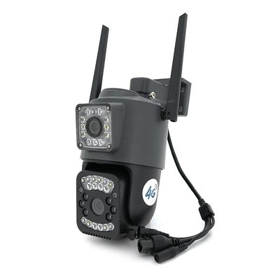 2+2Мп 4G видеокамера с двумя объективами уличная SD/карта YOSO YO-IPC41D4MP50 PTZ 2.8mm V380 YT30398 фото