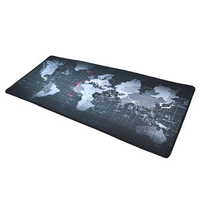 Килимок 300*700 тканинний Карта світу з боковою прошивкою, товщина 3 мм, колір Black-M, ОЕМ YT-KKM300x700x3 фото
