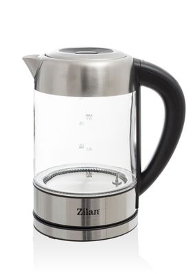 Электрический стеклянный чайник Zilan ZLN3949, 1850-2200W с подсветкой ZLN3949 фото