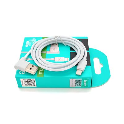 Кабель Hoco UPL11, Lightning-USB, 2.1, White, длина 1.2м, BOX UPL11/LW фото