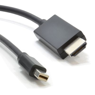 Конвертер mini Display Port (тато) на HDMI (тато) 1m (пакет) YT-mnDP(M)/HDMI(M)-1m фото