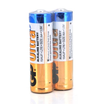 Батарейка GP Ultra Plus 15AUP-2S2, лужна AA, 2 шт у вакуумній упаковці, ціна за упаковку 15AUP-2S2 фото