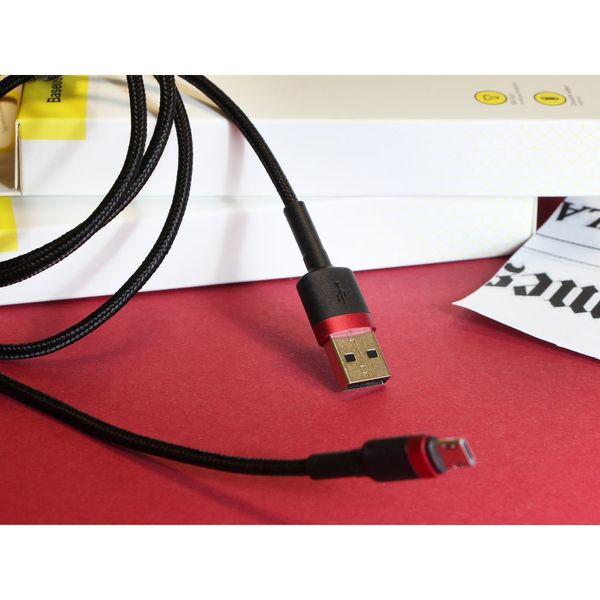 Кабель USB Baseus USB to Micro 2.4A CAMKLF-B ЦУ-00022807 фото