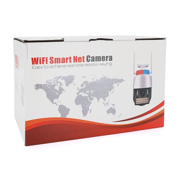5Мп Wi-Fi відеокамера вулична з сиреною та SD/картою YOSO YO-IPC43D5MP50 PTZ 2.8mm V380 YT30400 фото
