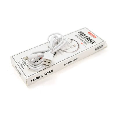 Кабель iKAKU KSC-060 SUCHANG charging data cable series for iphone, White, довжина 1м, 2,4А, BOX KSC-060-L фото