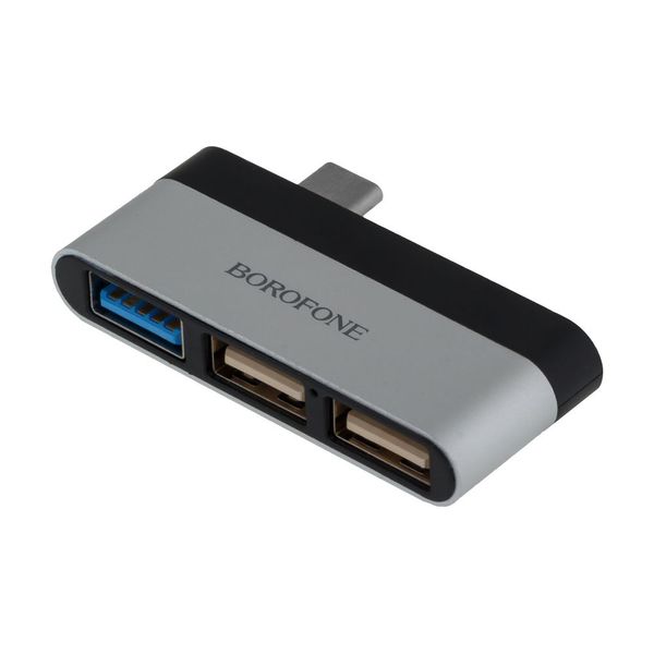 Перехідник Borofone DH1 Type-C to USB 3.0 / 2USB ЦУ-00032902 фото